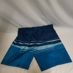 New Open Trails Men's Dark, Light, Royal Blue Swim Board Shorts XL